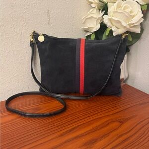 Stylish Black and Red Crossbody Bag